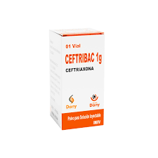 CEFTRIBAC 1 gr /IV/IM caja x 10 amp