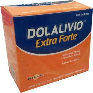 DOLALIVIO extra forte caja x100 tab x100 tab
