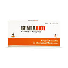 GENTABIOT 160 mg/2ml IM/IV, cja x10 ampollas